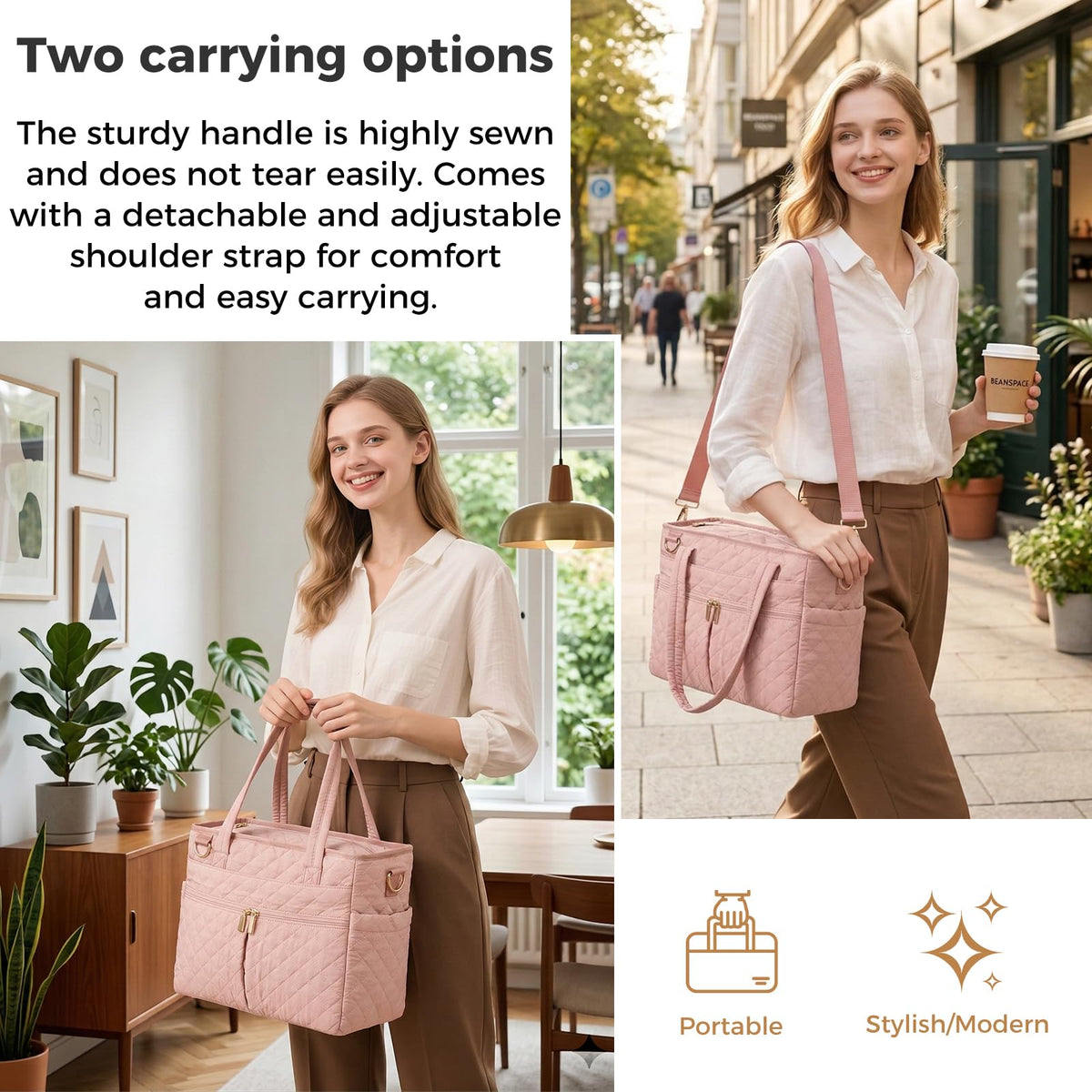 Lemoobolsa soft-cooler bag with comfortable strap for easy carrying.