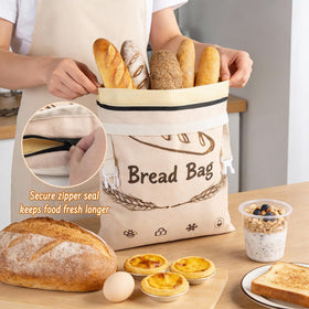 Lemoobolsa sourdough bread bags fit standard loaves for reusable storage.