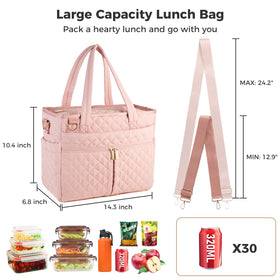 Lemoobolsa spacious-compartments showcase organized lunches for a full workday.