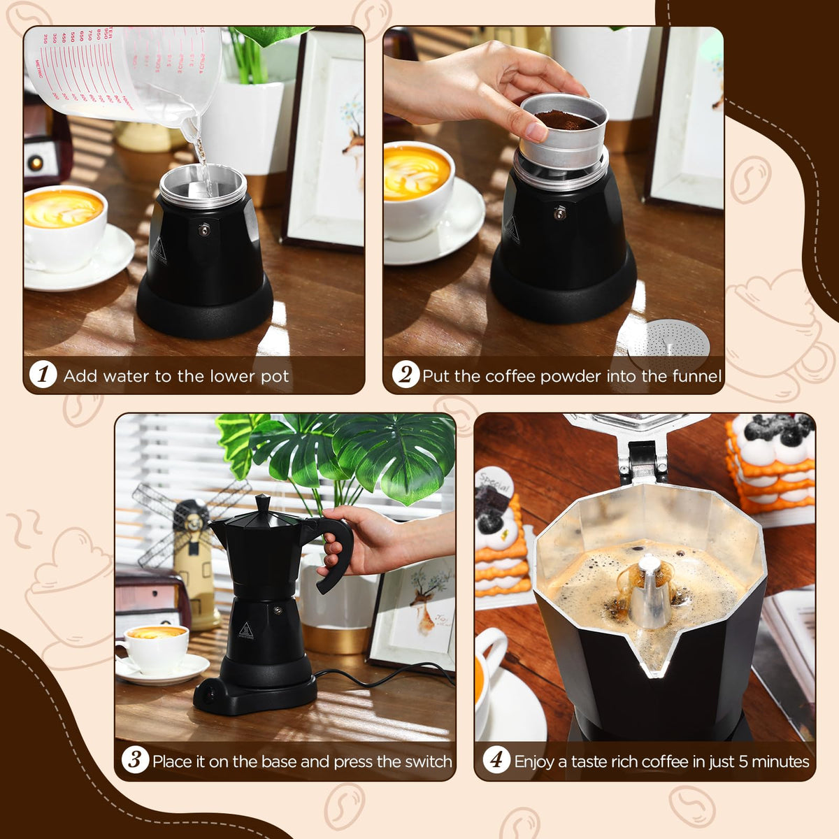 Lemosae safety valve moka pot protects during brewing