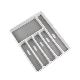 LeMuna silverware organizer tray with six compartments for easy, organized access