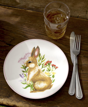 Lenox 897155 Bunny Accent Plates daily-use setup adds festive charm