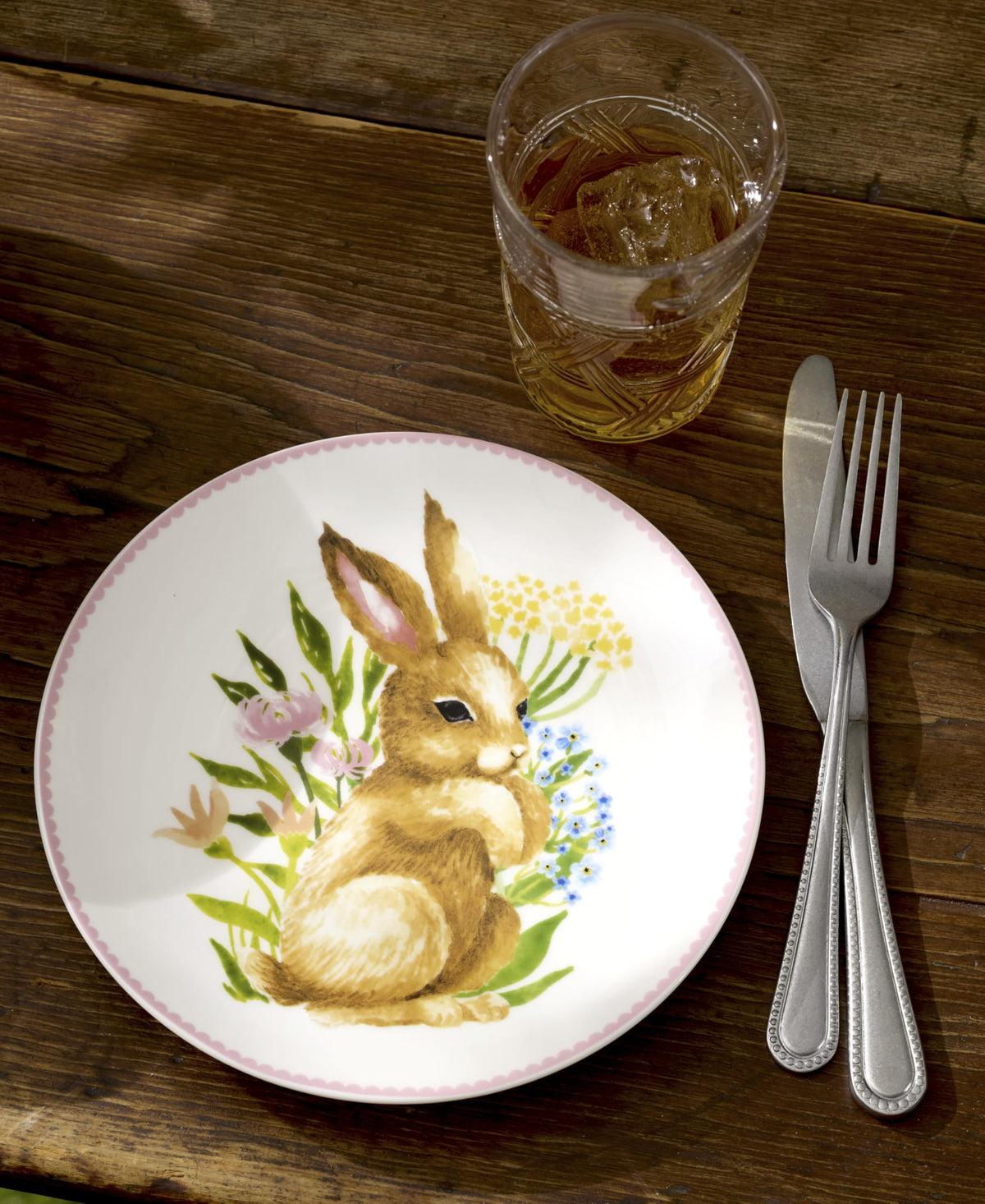 Lenox 897155 Bunny Accent Plates microwave-safe label for quick meals