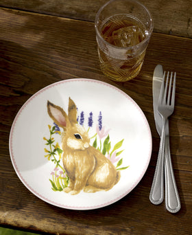 Lenox 897155 Bunny Accent Plates packaging shown, ready for gifting