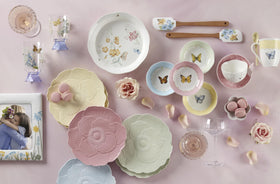Lenox Butterfly Meadow Pie Dish table ready presentation for guests