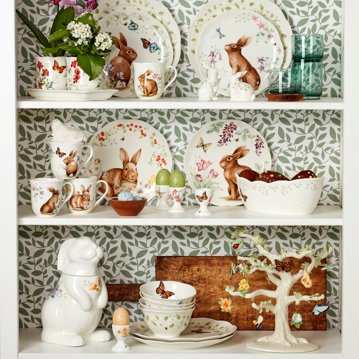 Lenox Butterfly Meadow serveware elevates Easter tables with cheerful patterns