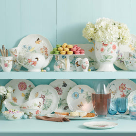 Butterfly Meadow limited-edition design celebrates Lenox heritage.