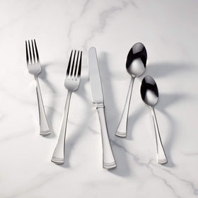 Lenox Portola dishwasher-safe flatware for easy cleanup