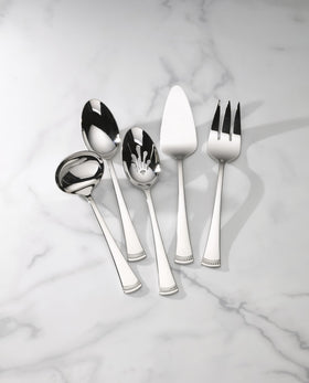 Lenox Portola pierced serving spoon for stylish salads and sides