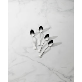 Lenox Portola mirror-finish teaspoons showcase premium shine for entertaining.