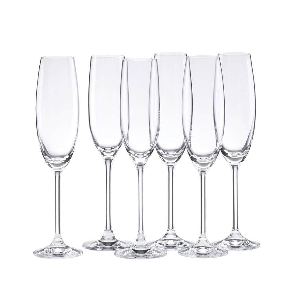 Lenox Tuscany Classics 8 oz flute close-up showing elegant stem for toasting