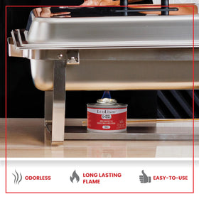 LEOLIGHT cans offer long shelf life for prep and event planning.
