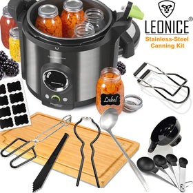 LEONICE Canning Kit canning funnel for precise filling into jars.