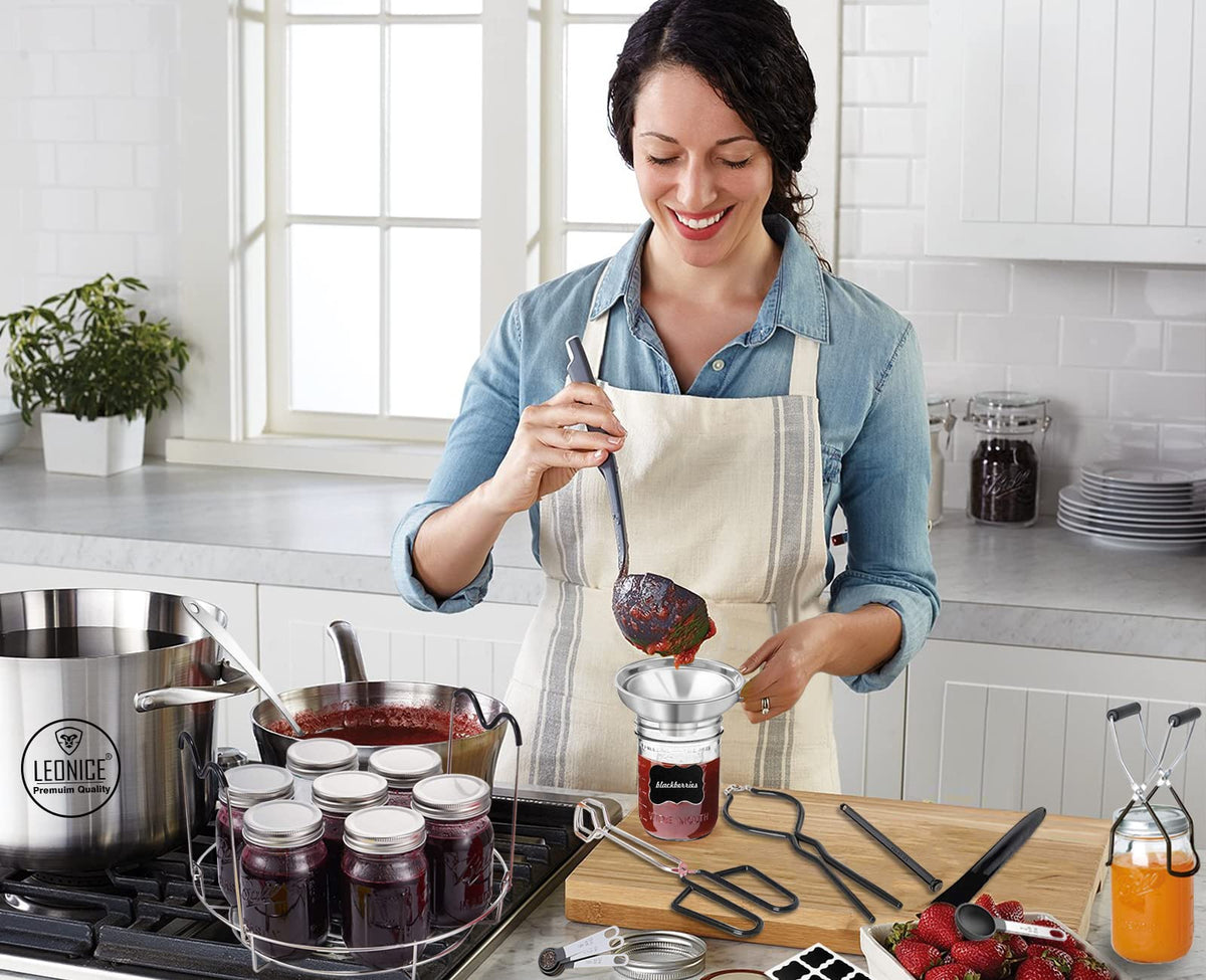 LEONICE jar labels pack helps you organize batches easily.