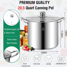 LEONICE wide-mouth funnel aids clean jar filling and prep