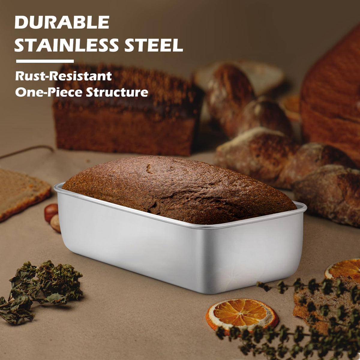 Leonyo bake pans are oven safe up to 450F for versatile baking.