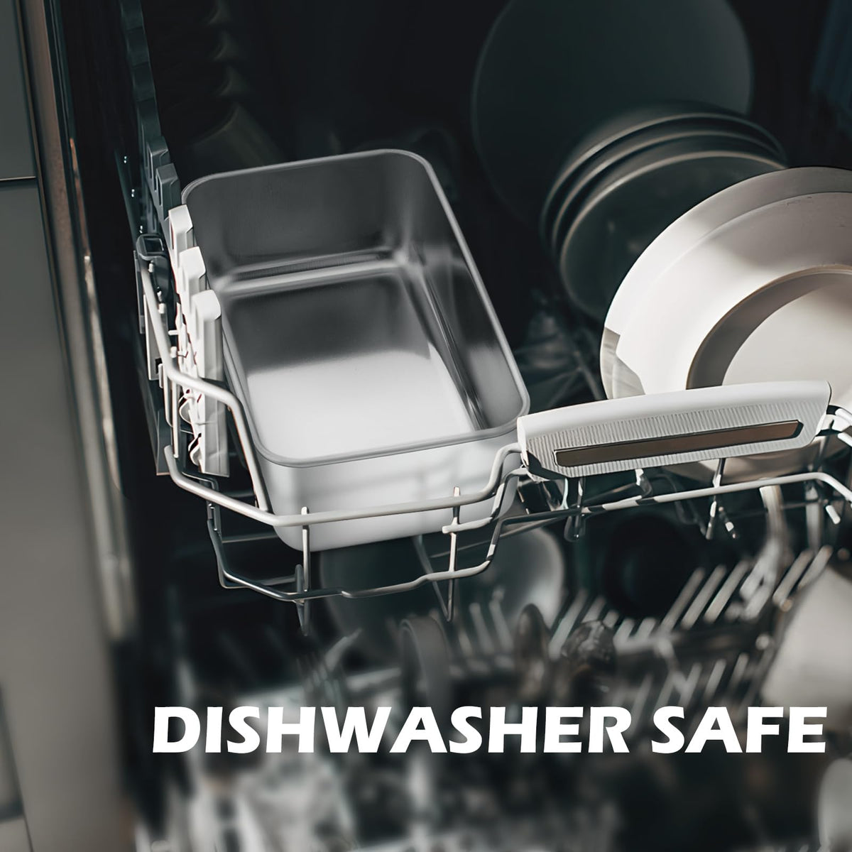 Leonyo dishwasher safe loaf pan for easy cleanup