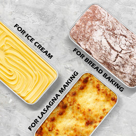 Leonyo dishwasher-safe loaf pans simplify post bake cleanup.