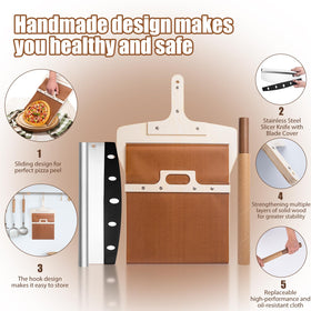 Leozzo built-in hanging hole for convenient kitchen organization.