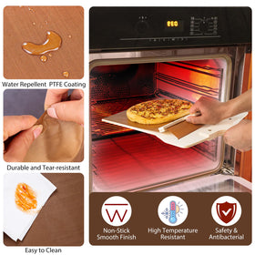 Leozzo replacement non-stick cloth included to extend lifecycle.