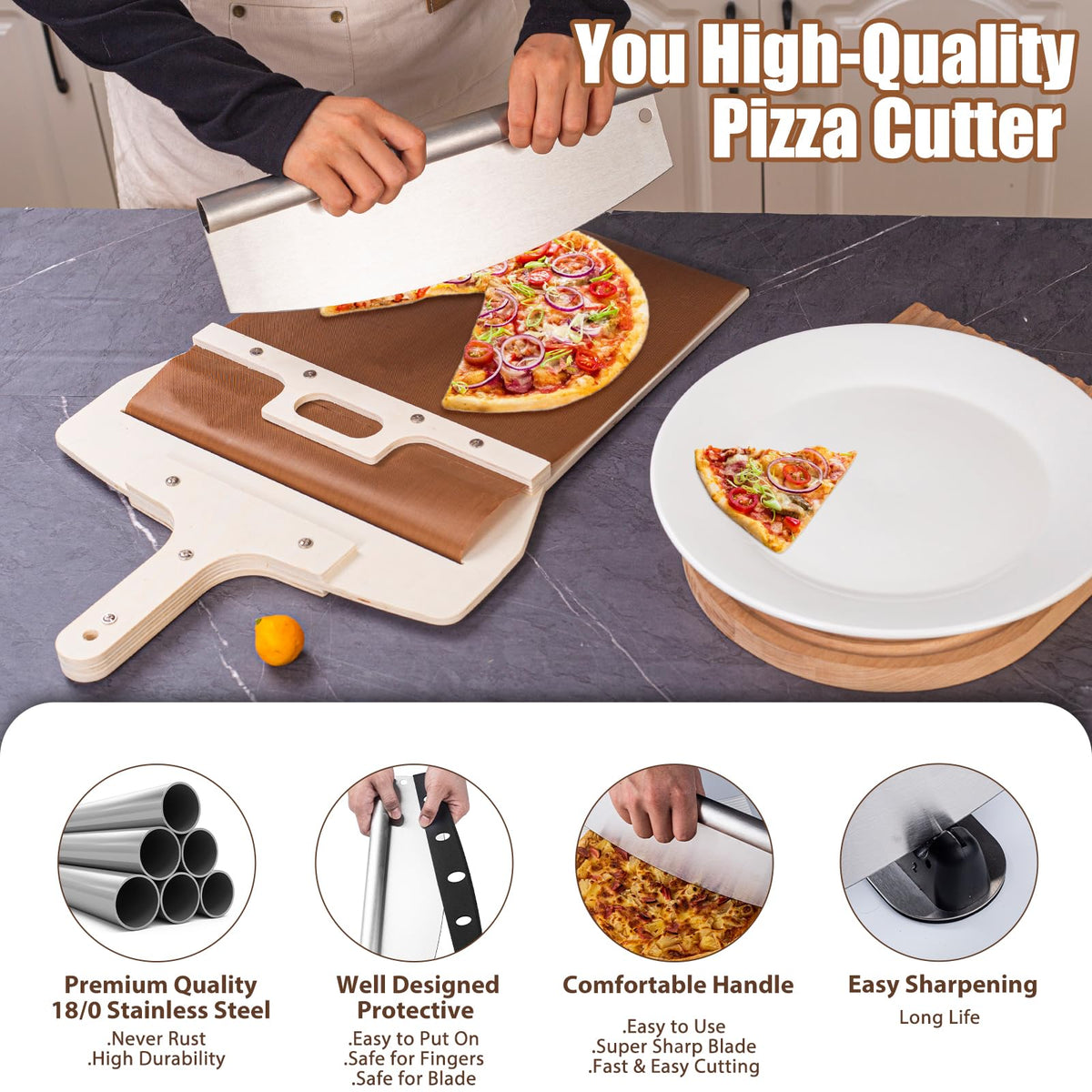Leozzo versatile use for pizzas, breads, and pastries.