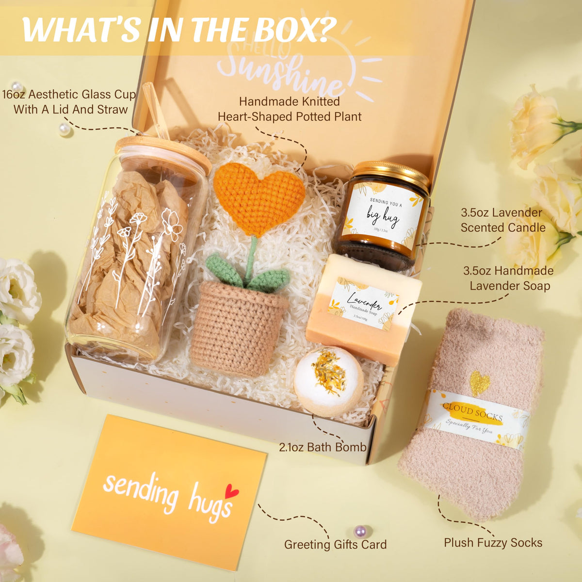 Lepiche eight-item gift box, a thoughtful get-well moment in a single package