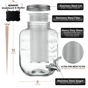 Le'raze airtight stainless lid preserves aroma and freshness
