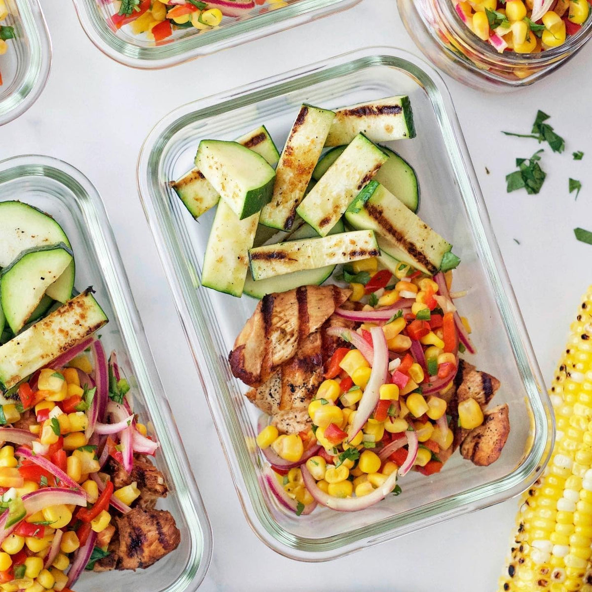 Le'raze BPA-free glass supports safe, reusable storage