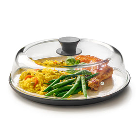 Le'raze BPA-free, lead-free glass supports safe reheating and textures.
