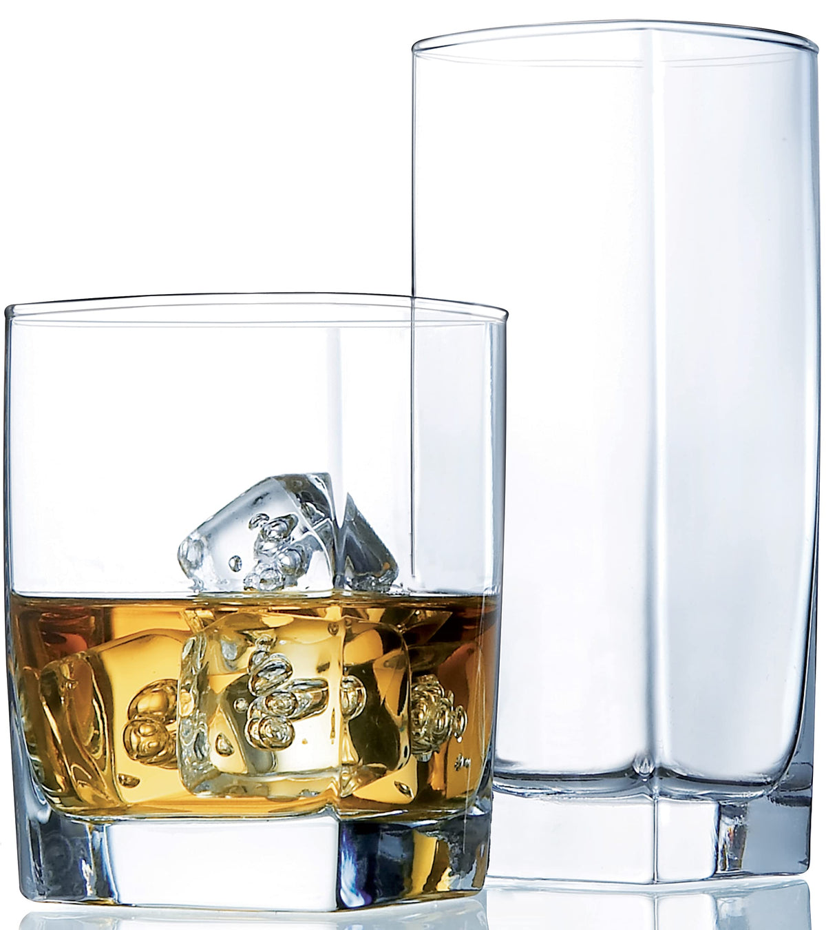Le'raze Collins tall highball glass with crystal clarity for cocktails
