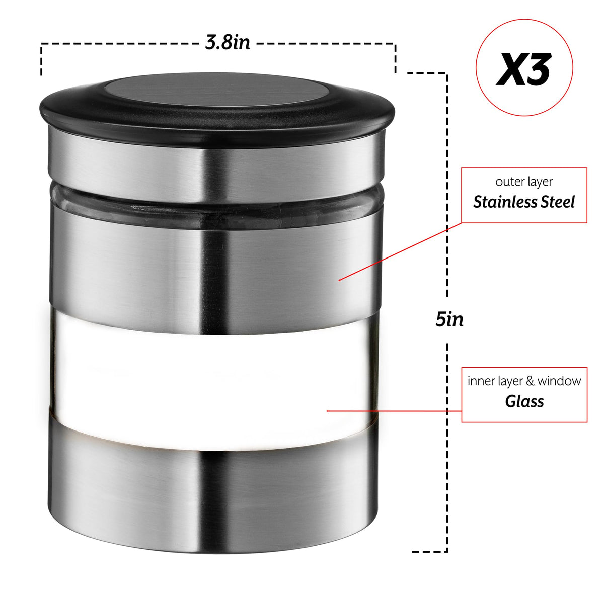 Le'raze countertop pantry organization helps you declutter and access ingredients quickly.