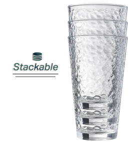 Le'raze dishwasher-safe glass cups for easy cleanup after gatherings