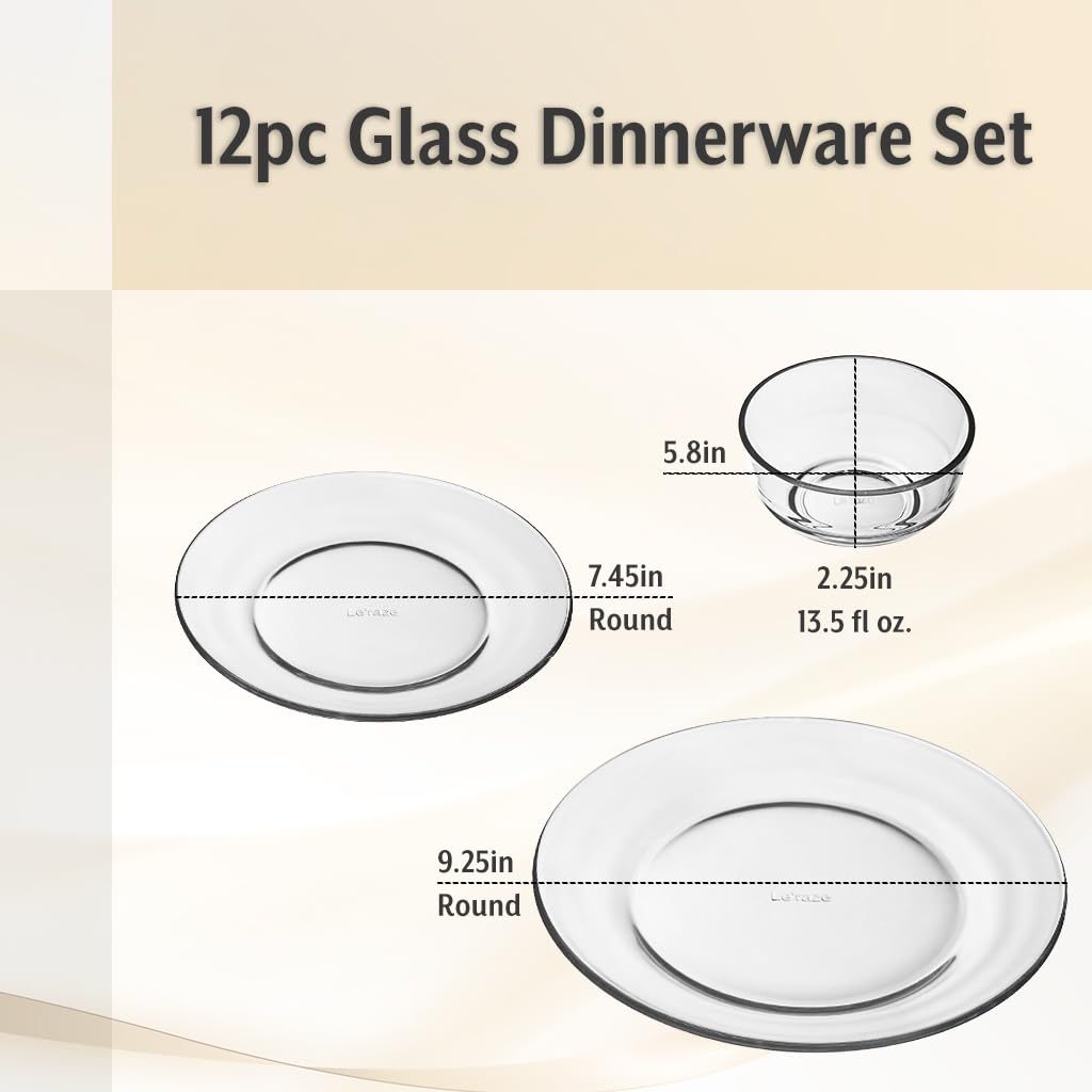 Le'raze glassware microwave-safe for quick reheats and ready-to-serve meals.