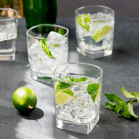 Le'raze stemless old fashioned glasses for durable daily use