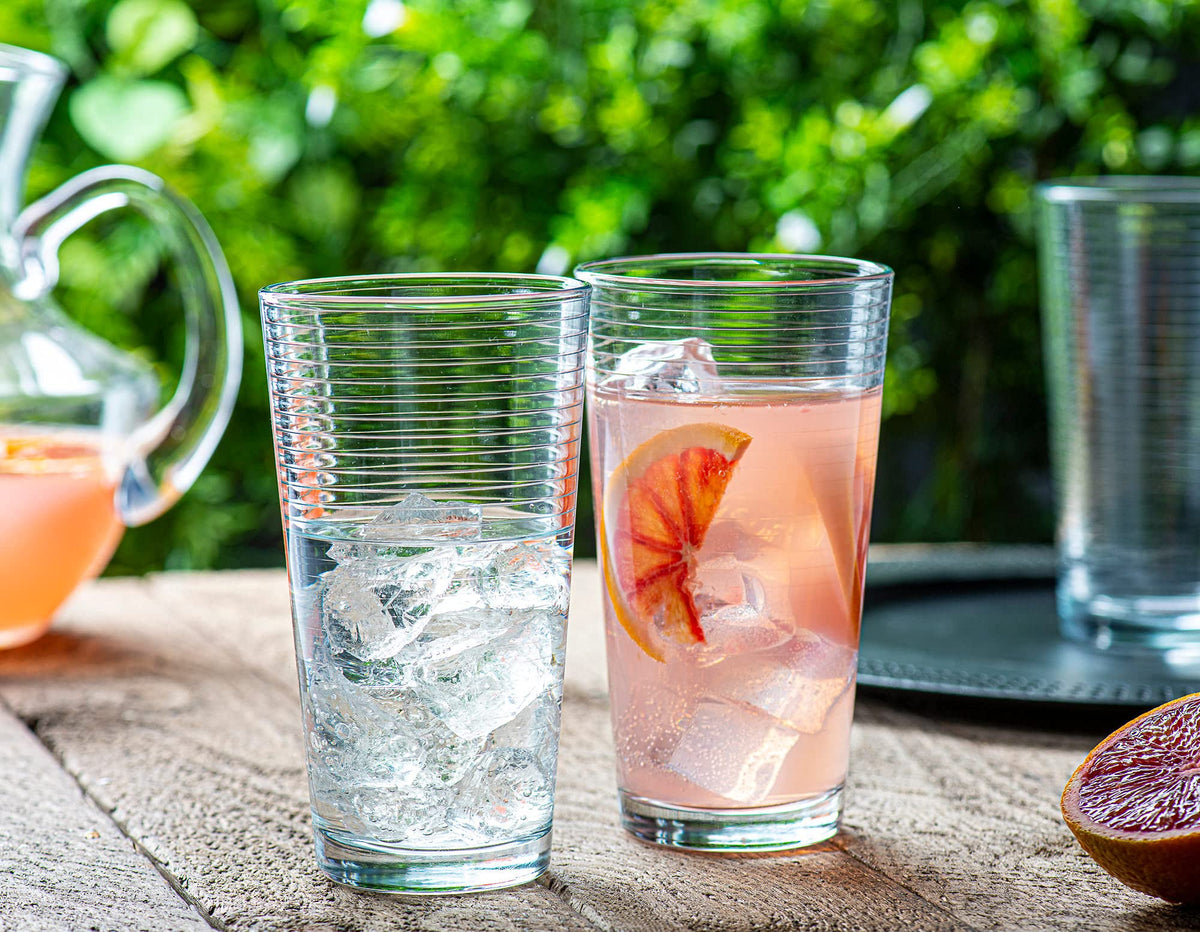Le'raze rocks glasses 13oz perfect for whiskey and neat drinks.