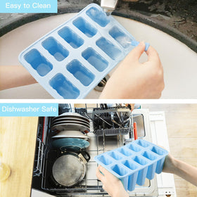 Lerryone dishwasher-safe silicone molds for quick cleaning and reuse.