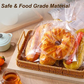 Lesi bakery packaging solution suitable for loaves, buns, and pastries.