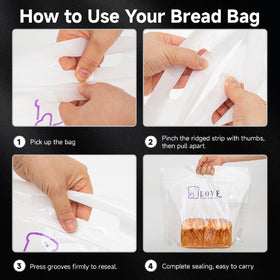 Lesibag 50-pack value set for bread and pantry organization.