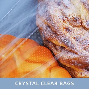 Lesibag bakery storage bags ideal for loaves, buns, and muffins as food-grade packaging.