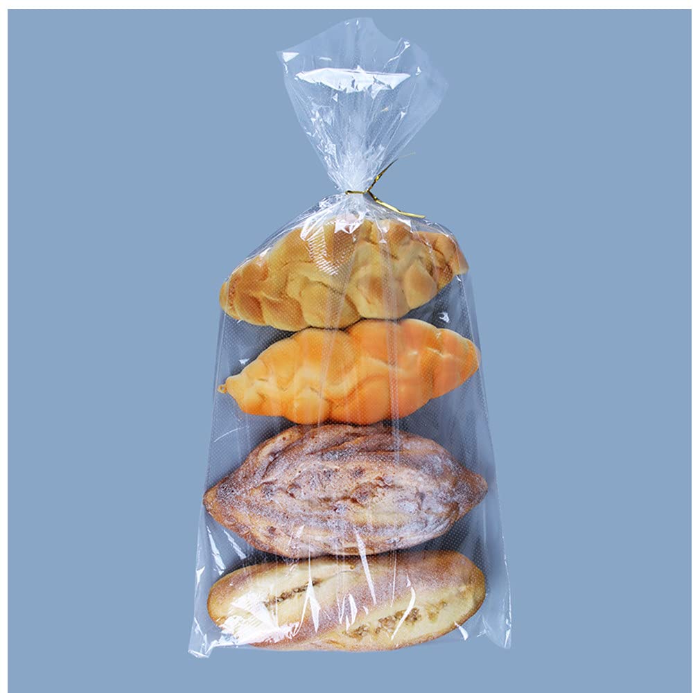 Lesibag bread bag 11x18 bottom gusset for clear display and fresh-keeping.