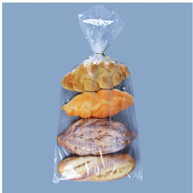 Lesibag bread bag 11x18 bottom gusset for clear display and fresh-keeping.