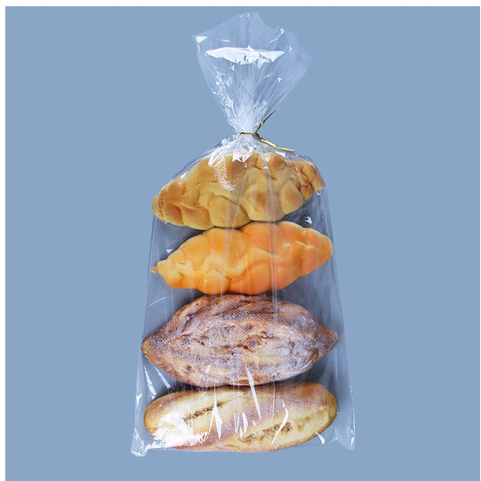 Lesibag bread bag 11x18 bottom gusset for clear display and fresh-keeping.
