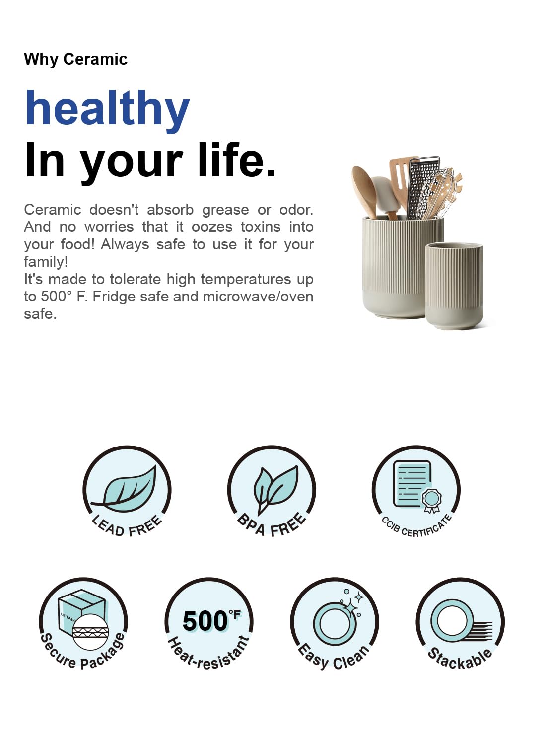LE TAUCI Gift-Ready Set: ideal housewarming or wedding gift.