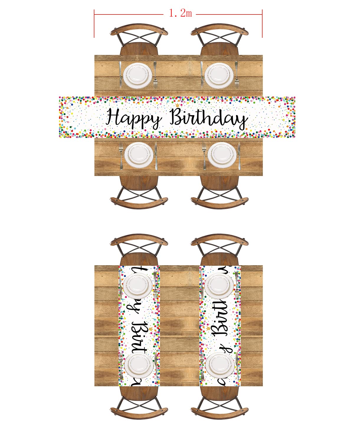 Letjolt party table decor setup demonstrates an easy arrangement for celebrations.