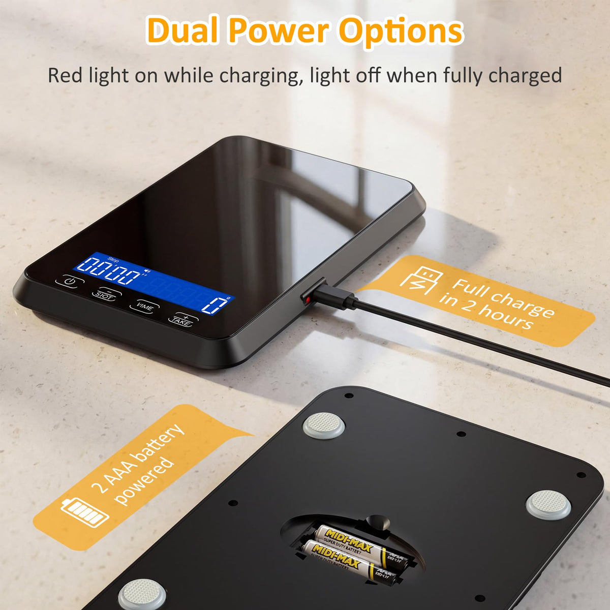 Letron compact design fits neatly on countertops and in drawers.