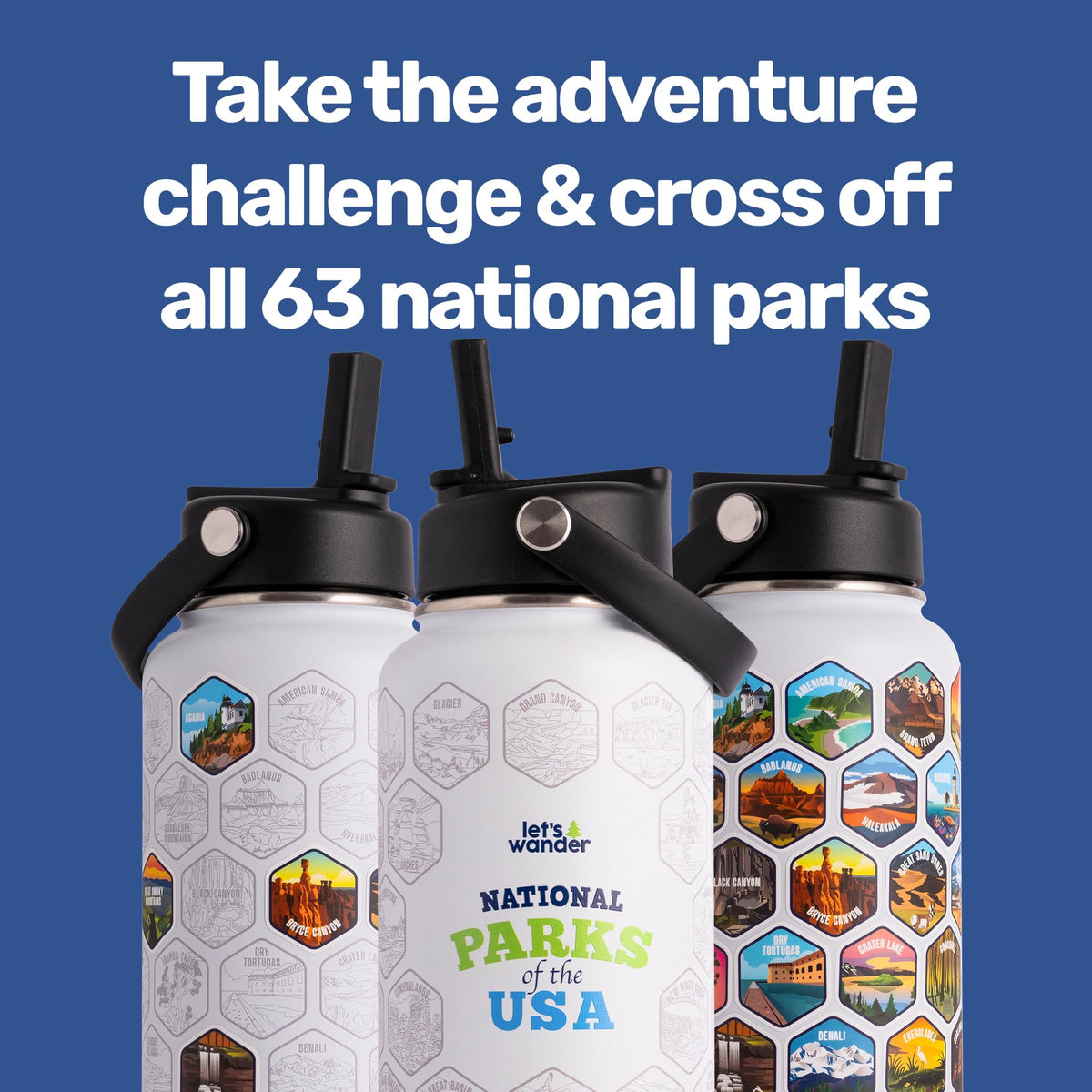 LET'S WANDER National Parks gift pack for outdoor gifting