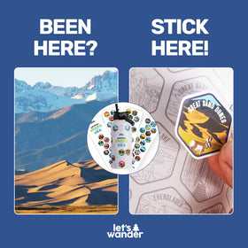 LET'S WANDER 32oz bottle leakproof and travel-ready