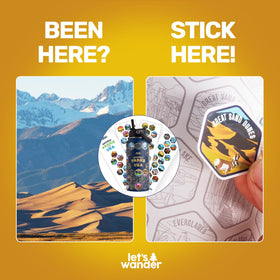LET'S WANDER bottle offers leakproof performance on trails