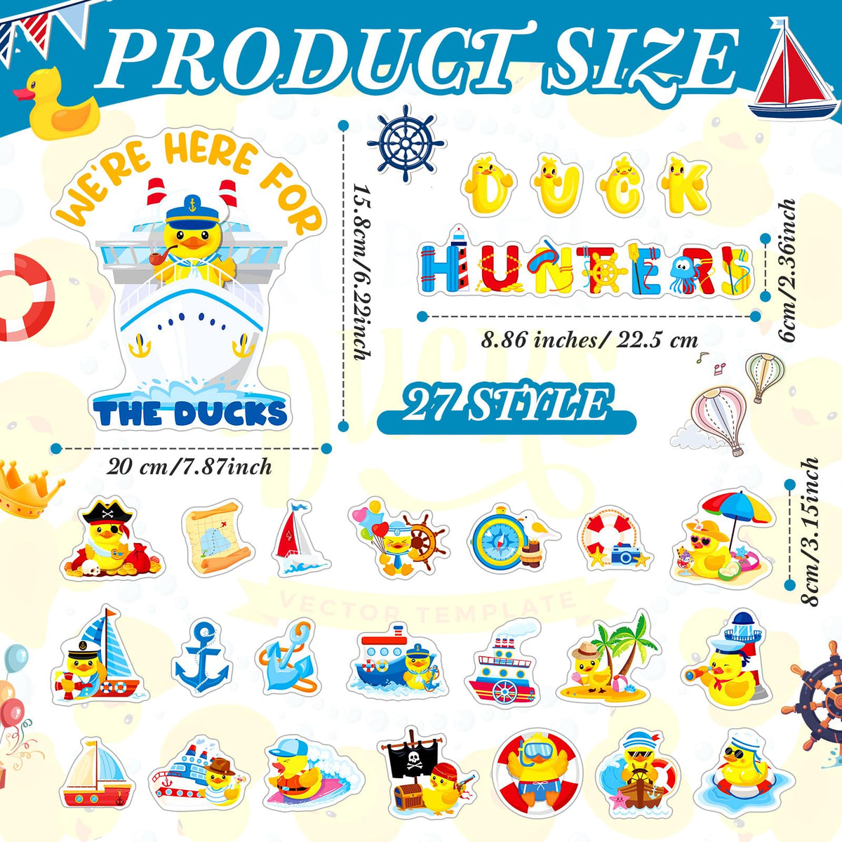 Leumoi duck cruise door magnet showing sunbathing duck creates cheerful accents on doors or fridges.