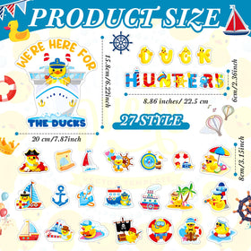 Leumoi duck cruise door magnet showing sunbathing duck creates cheerful accents on doors or fridges.